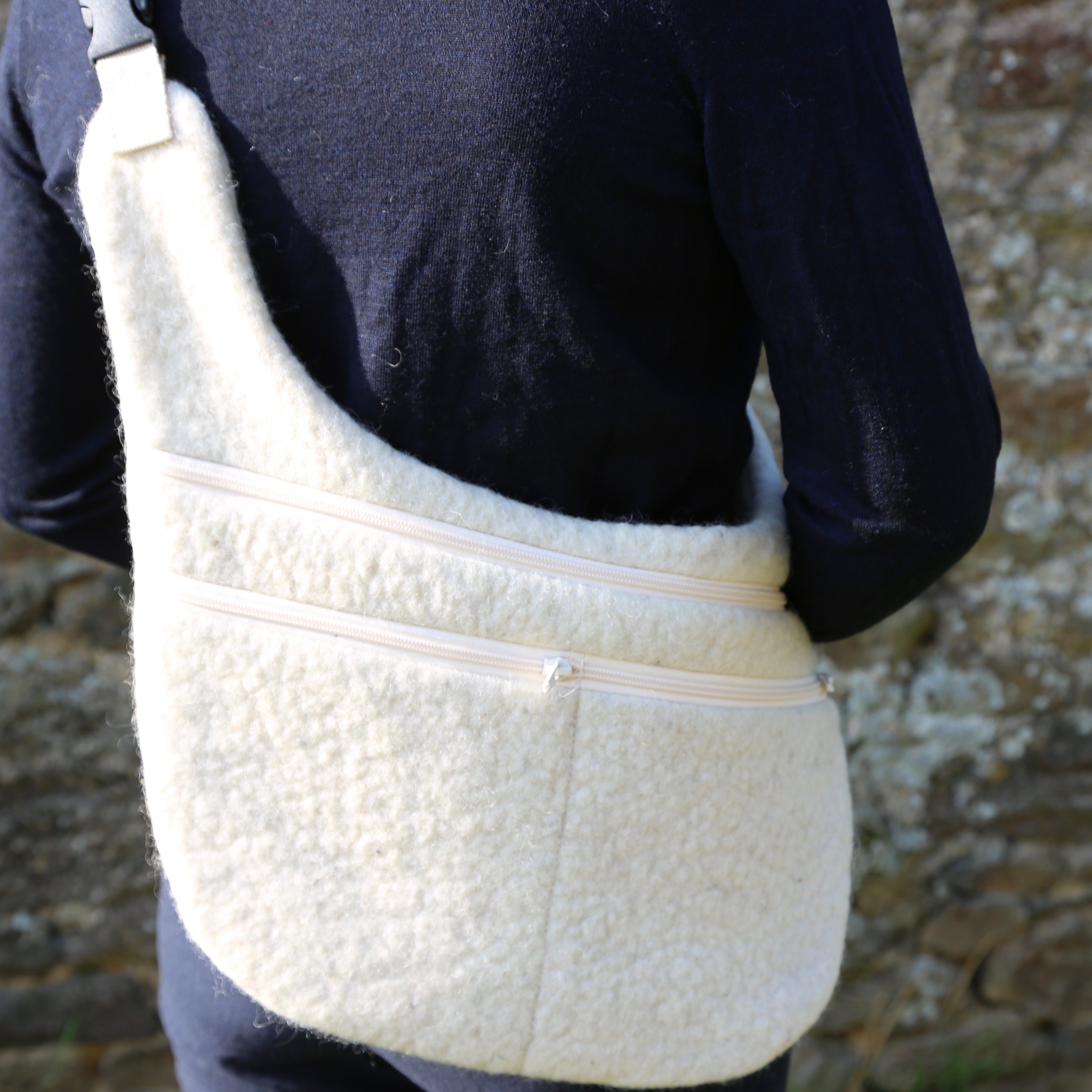 Sac "Enora" en feutre de laine