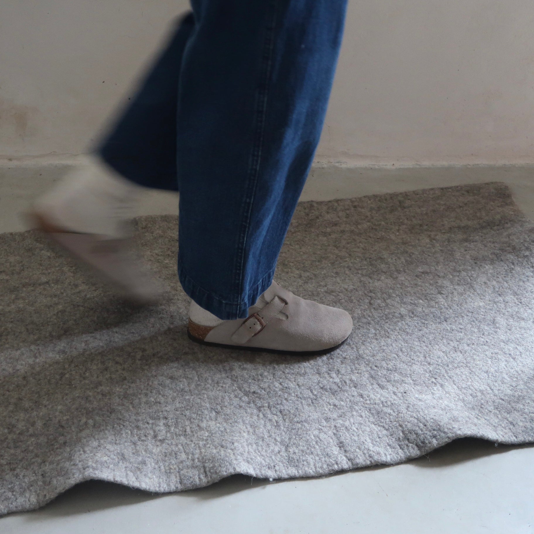 Tapis de relaxation en feutre de laine 70x140