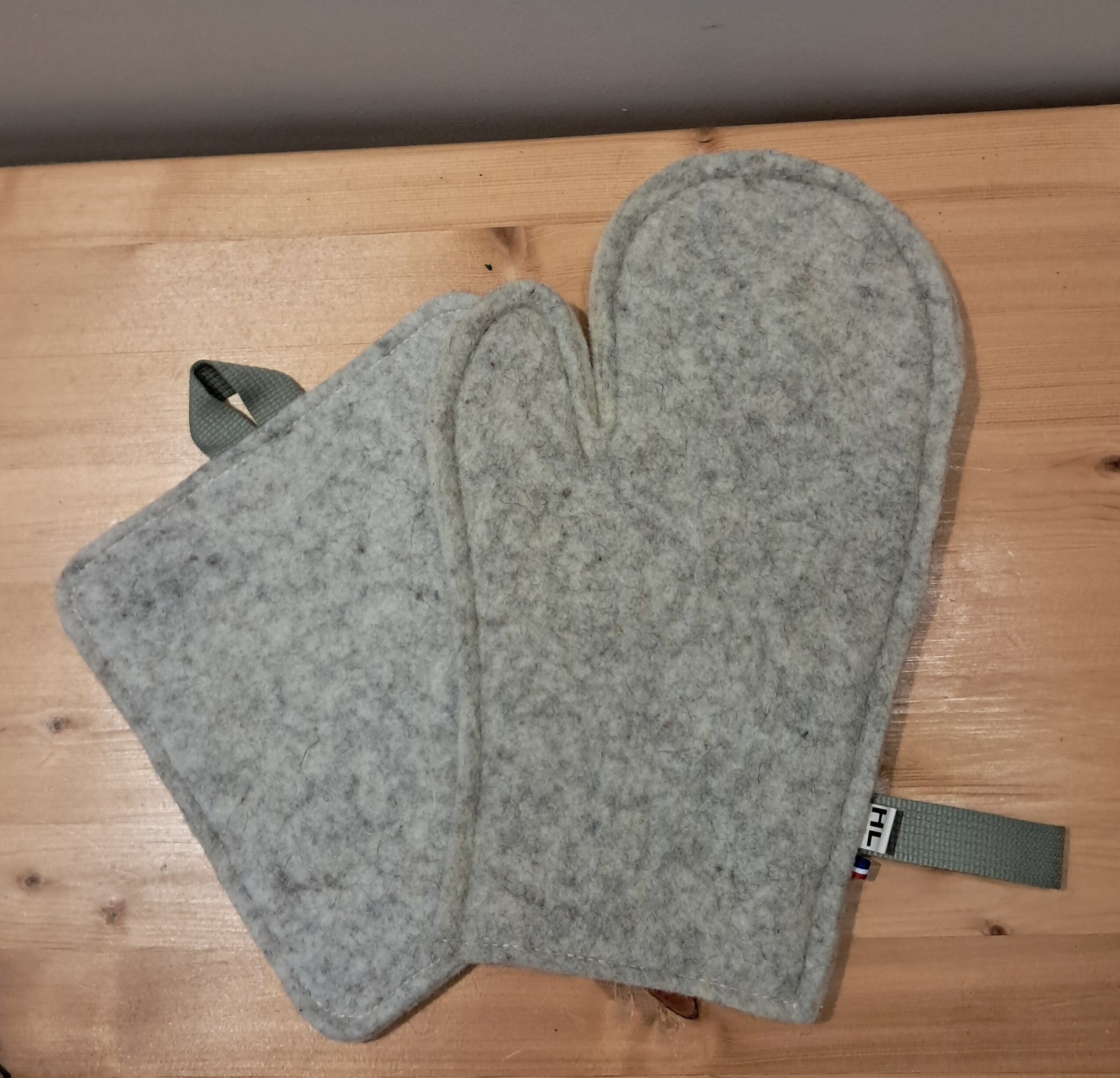 Ensemble de cuisine en feutre de laine