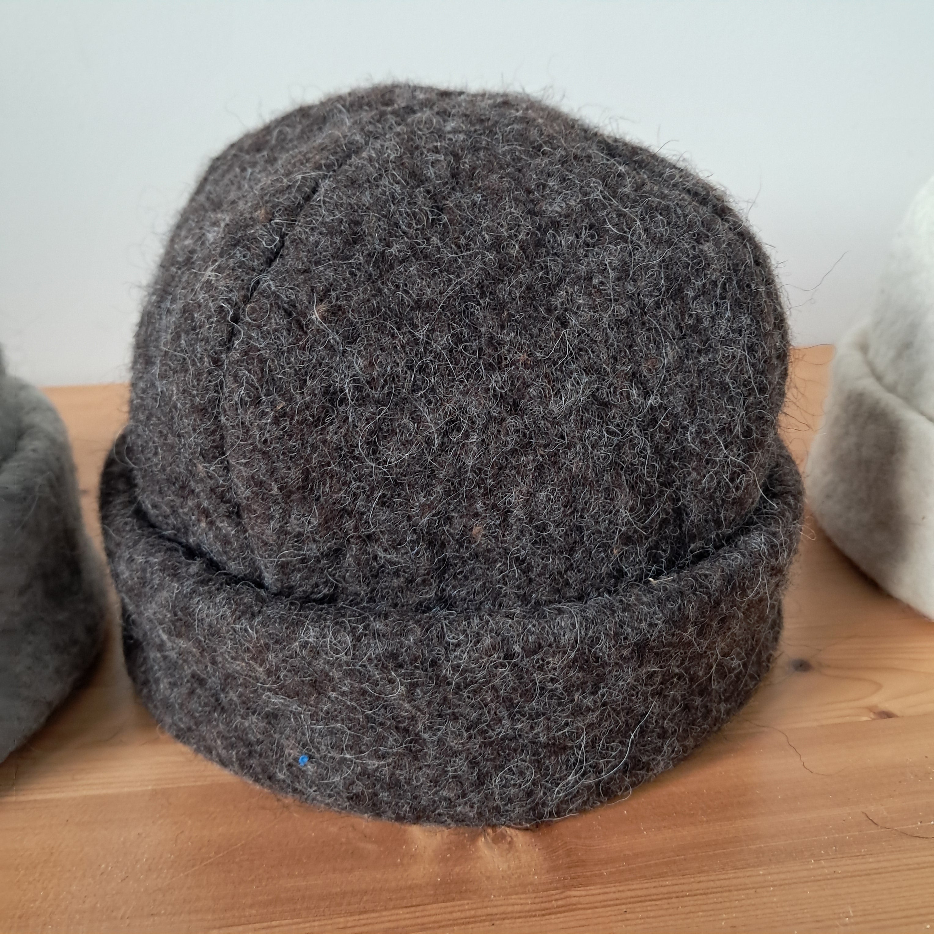 Nouveau bonnet "Doudou" en feutre de laine doublé