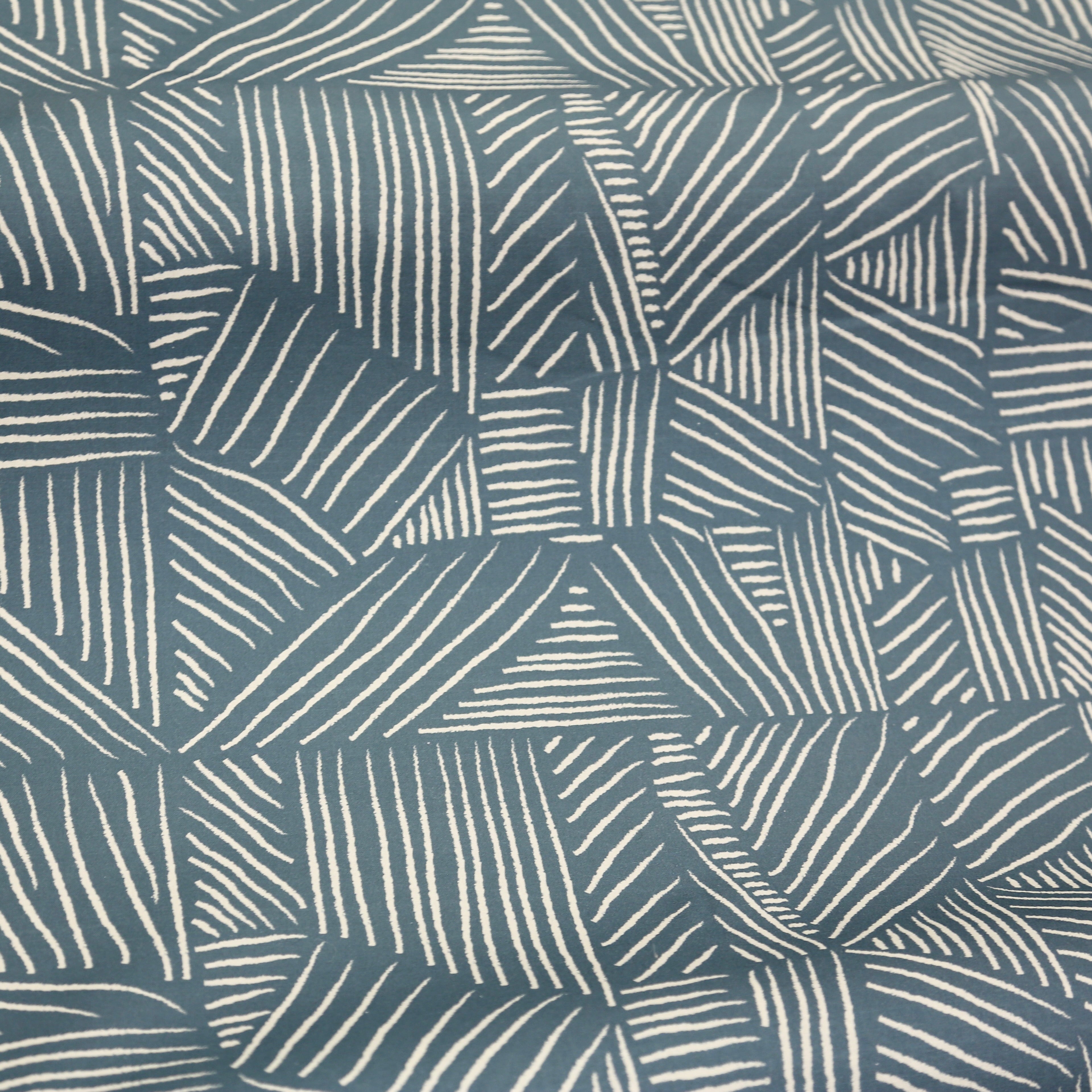 Tissu Cretonne, Champs bleus