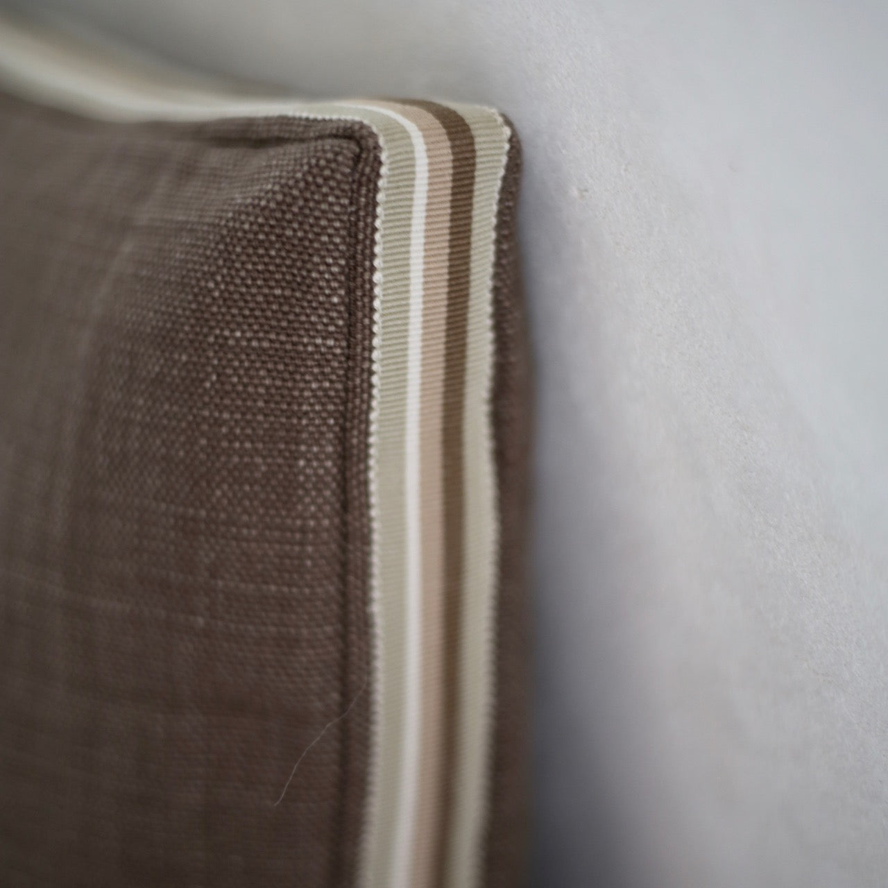 Coussins en lin, déhoussables, intérieur microfibres recyclées - Format 45 x 45cm