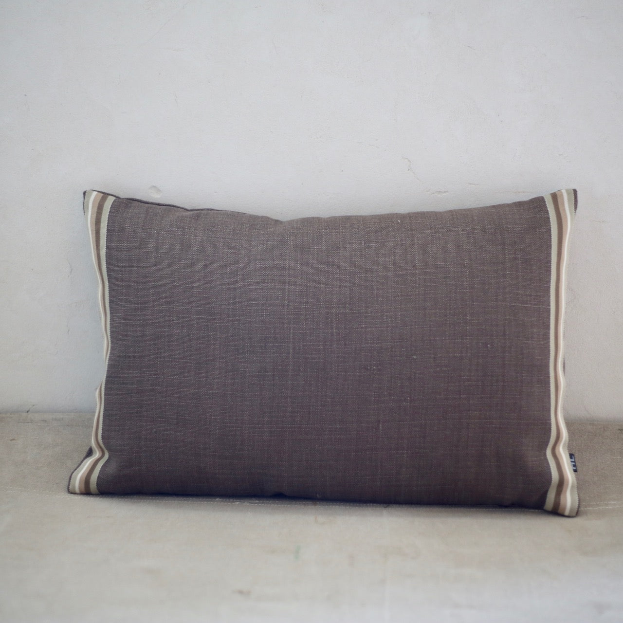 Coussins en lin, déhoussables, intérieur plumes - Format 60 x 40cm