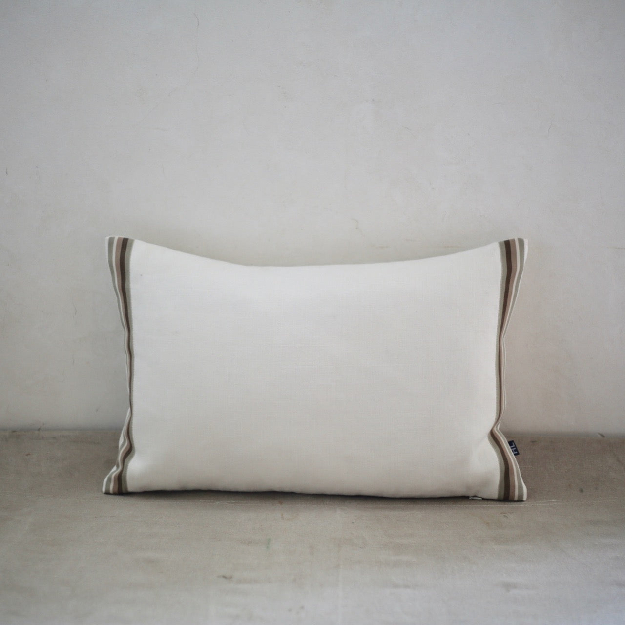 Coussins en lin, déhoussables, intérieur plumes - Format 60 x 40cm