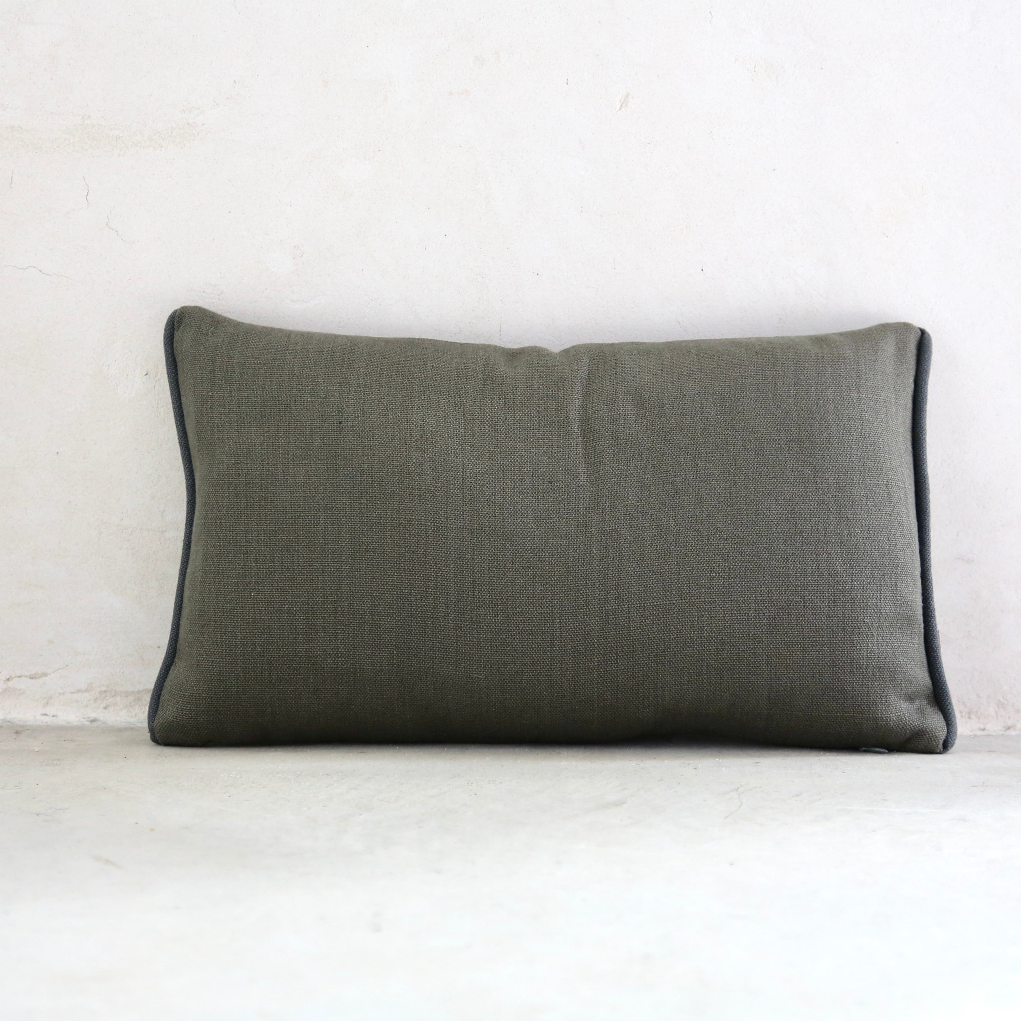 Coussin rectangle en lin