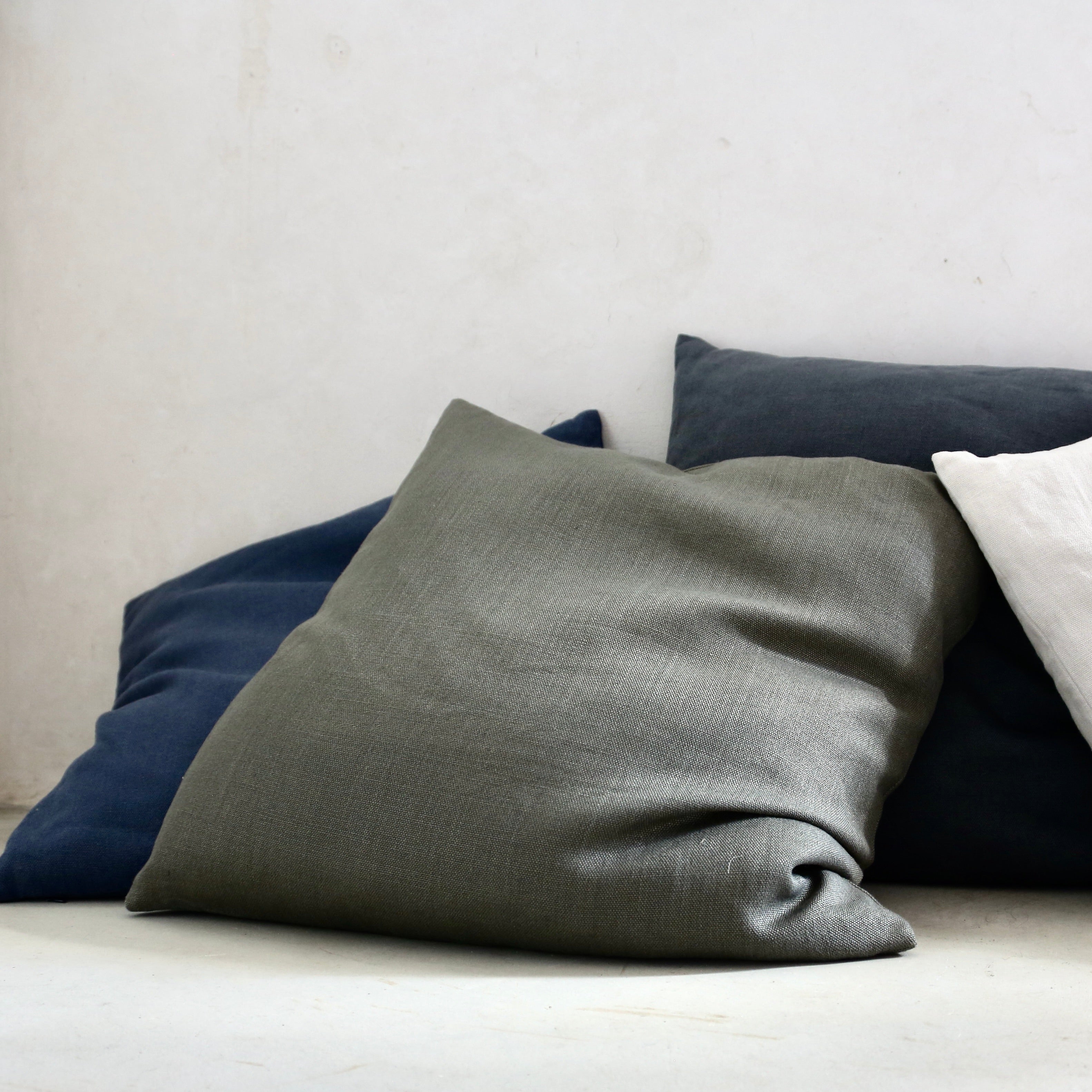 Coussin carré en lin (60x60cm)