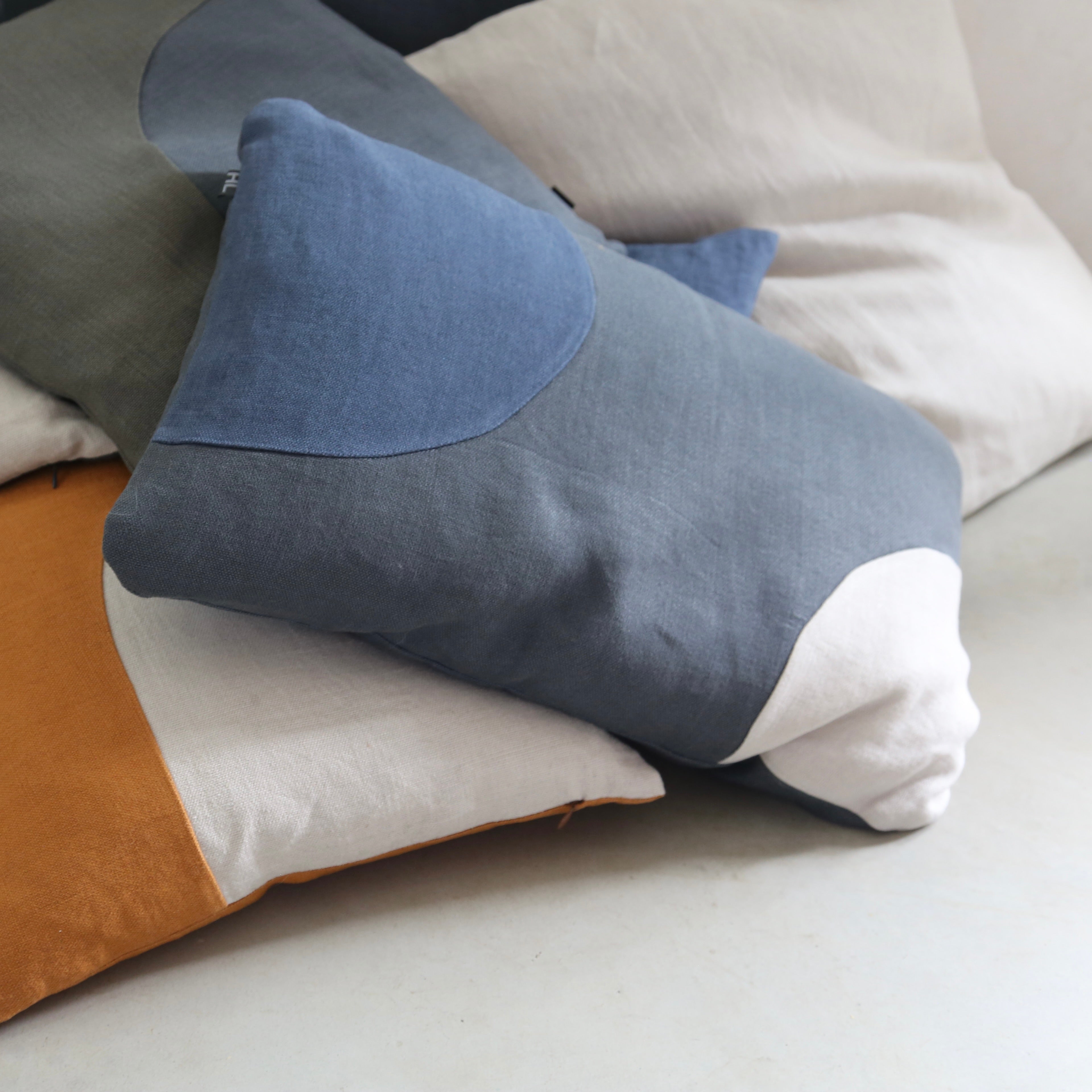 Coussins mixtes en lin