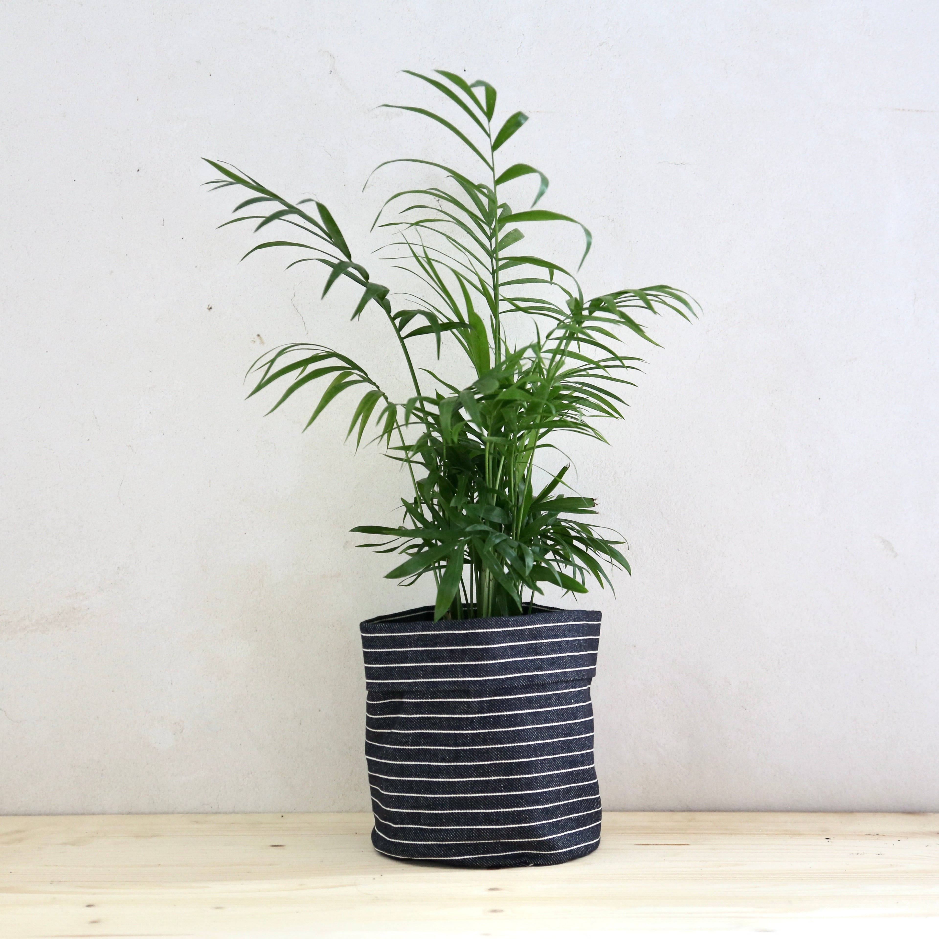 Panier textile en jean