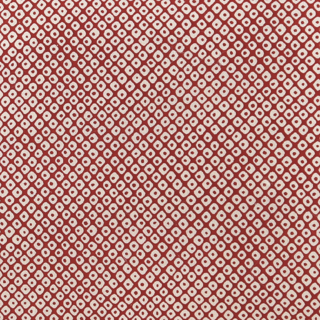 Tissu japonais Shibori rouge
