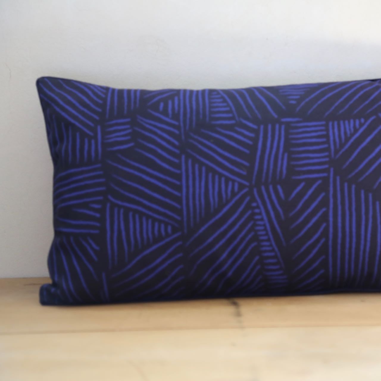 Coussins 60 x 40cm en toile de coton imprimée dans les Vosges - collection hiver
