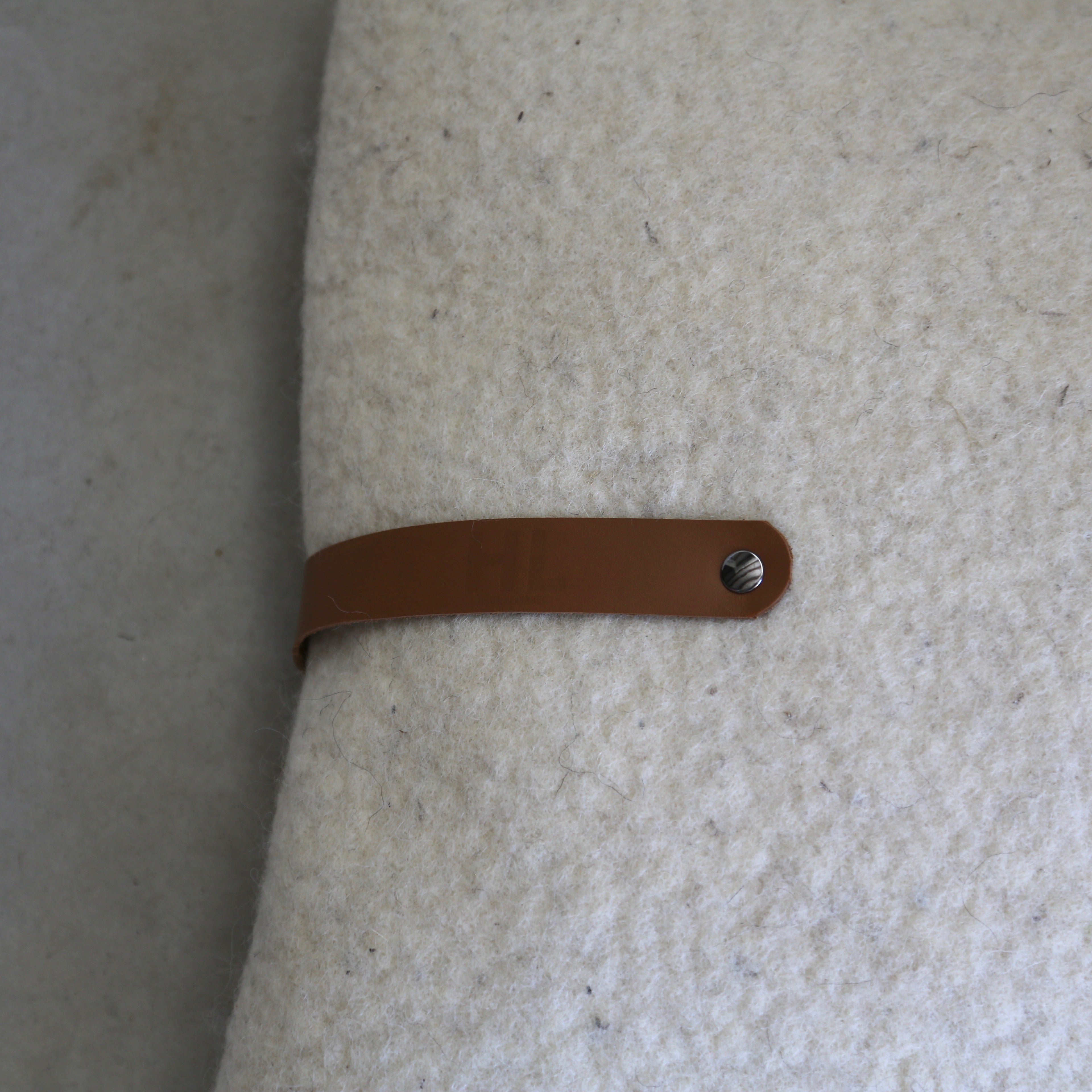 Coussins feutre de laine rectangles