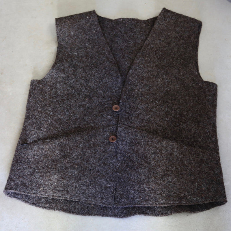 Gilet de berger Michelle /modèle femme / coloris gris foncé