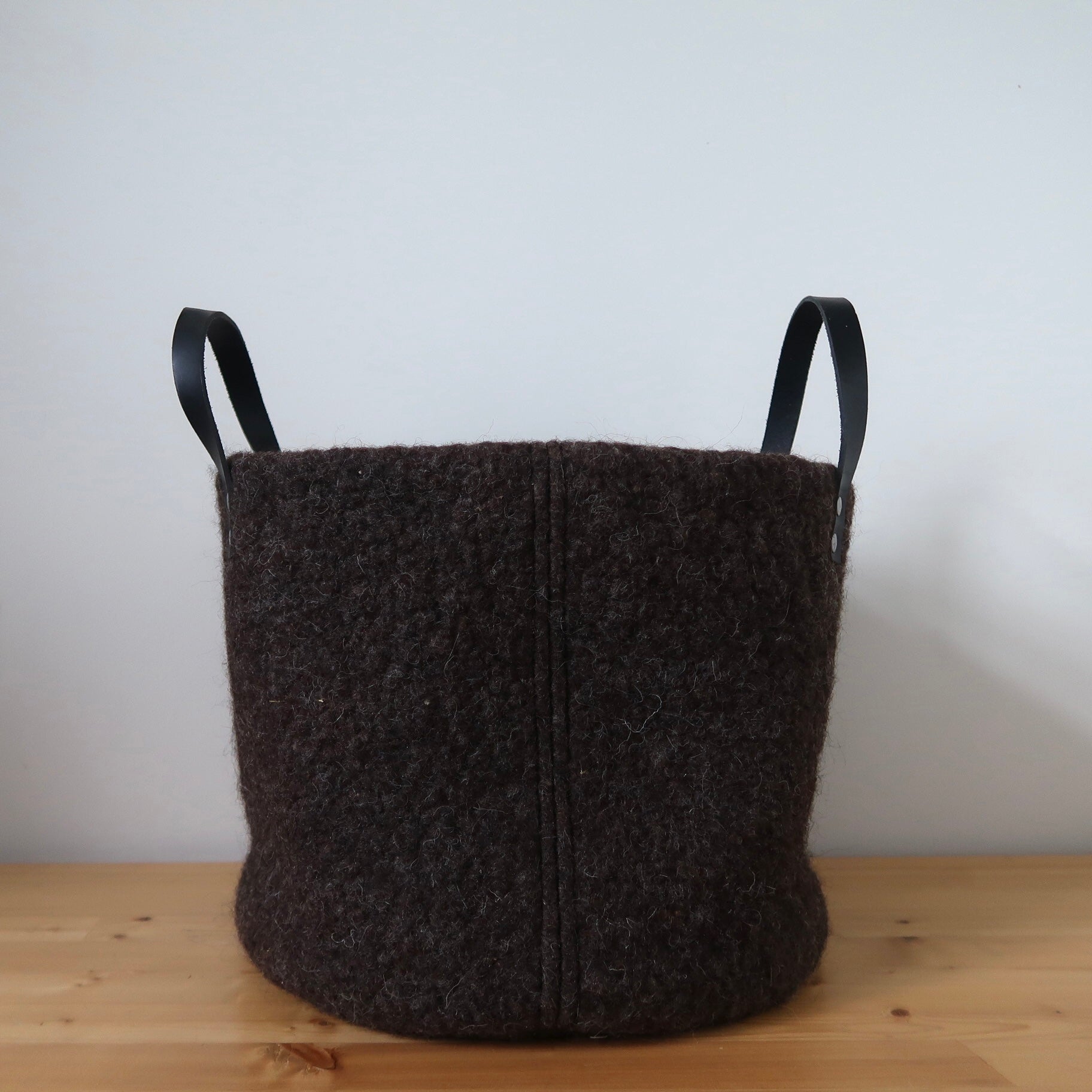 Cache-pot en feutre de laine