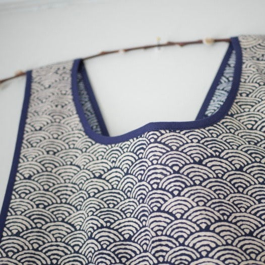 Tablier croisé en tissus traditionnel japonais