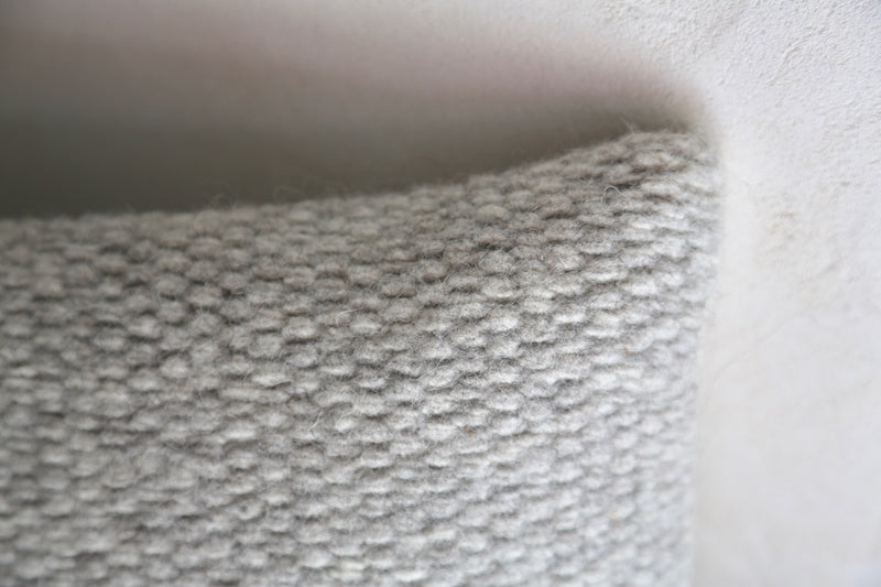 Coussins rectangles en feutre de laine tricoté tissé
